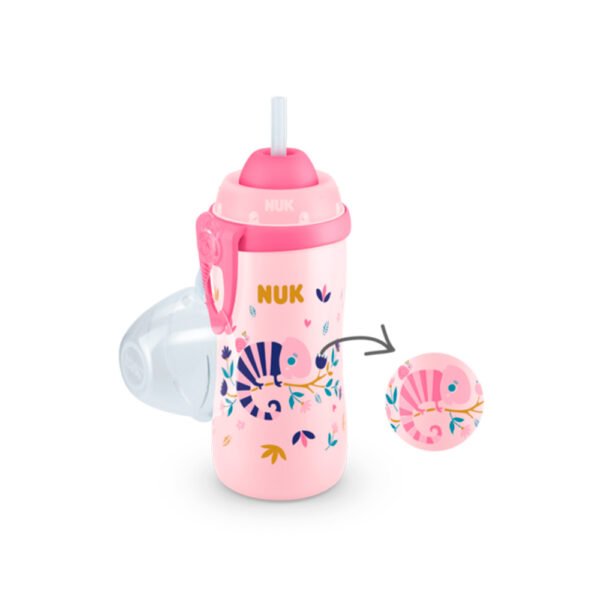 NUK VASO FLEXI CUP CAMALEON ROSA X 300ML