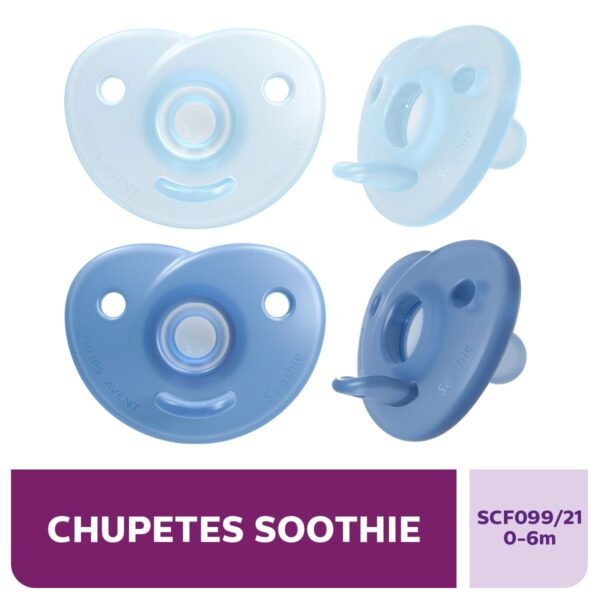AVENT CHUPETE SOOTHIE 0-6M AZUL X2