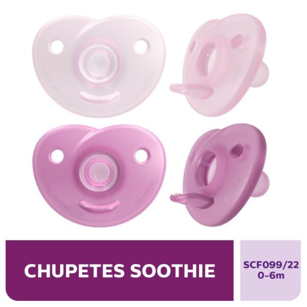 AVENT CHUPETE SOOTHIE 0-6M ROSA X2