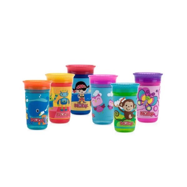 NUBY VASO WONDER 360 C/GRIP 3D 300ML